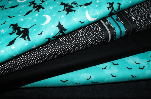Designerbaumwolle BATTY teal (10 cm)